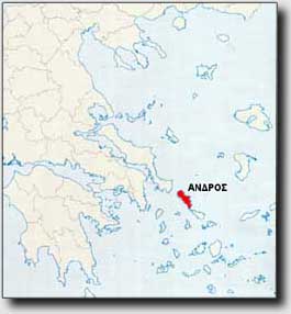 Χάρτης της Ανδρου